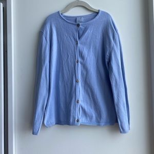 Zara girls blue cardigan